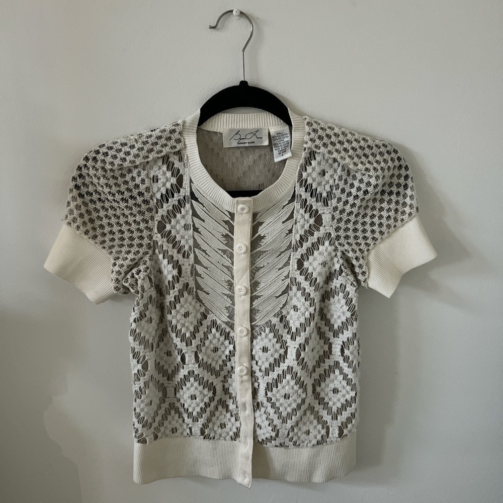 Bryon Lars X Anthropologie Beauty mark cardigan